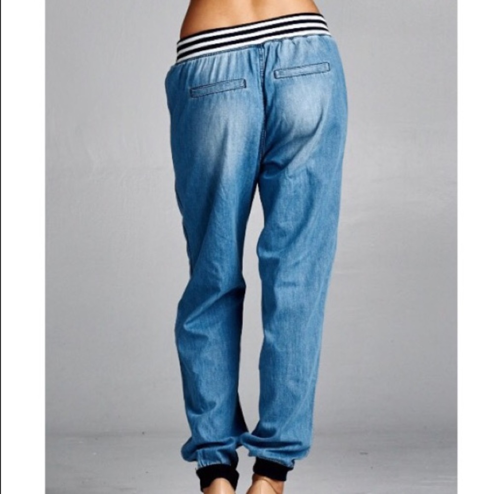 ◾️Jogger denim pants - Picture 2 of 4